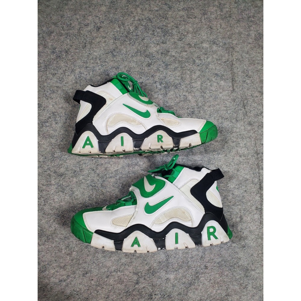 Nike Mens Air Barrage Mid QS Raptors Multicolor Sneaker Shoes Size 9.5 Green